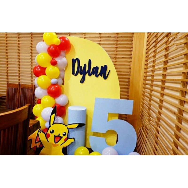 BACKDROP STYROFOAM BALON FOTO ULANG TAHUN ANAK