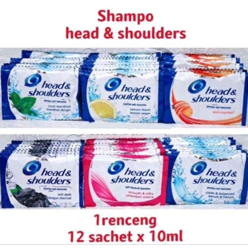 Shampoo Head & shoulders sachet Rencengan
