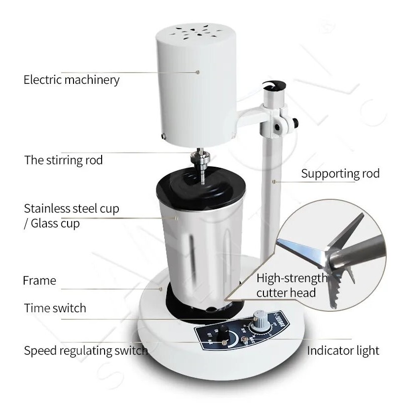 LAWSON Laboratory Blender with Timer JJ-2 Stainless Jar