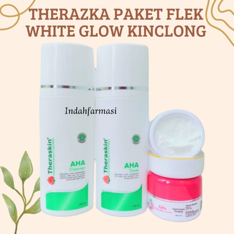 THERAZKA PAKET  FLEK WHITE GLOW KINCLONG(DAY AHA)