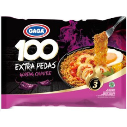 

Gaga Mie 100 Extra Pedas Goreng Chipotle 85gr