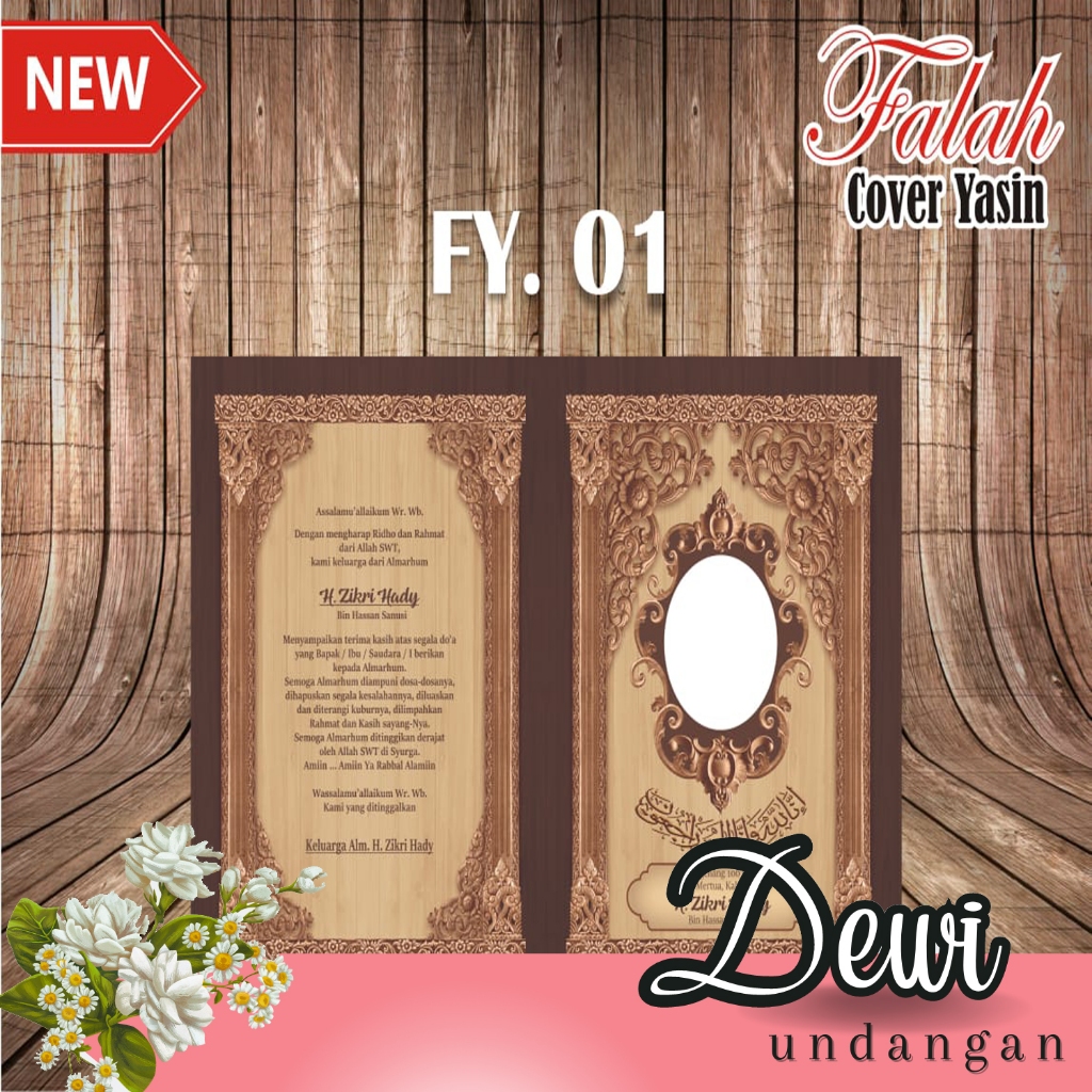 

Cover Yasin / Sampul Buku Yasin Falah 01 Harga Termurah