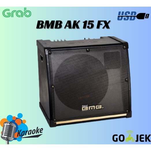AMPLIFIER KEYBOARD BMB AK 15 FX AK-15 FX AK15 FX 15 INCH DUAL LIMITER CONTROL GARANSI RESMI BMB