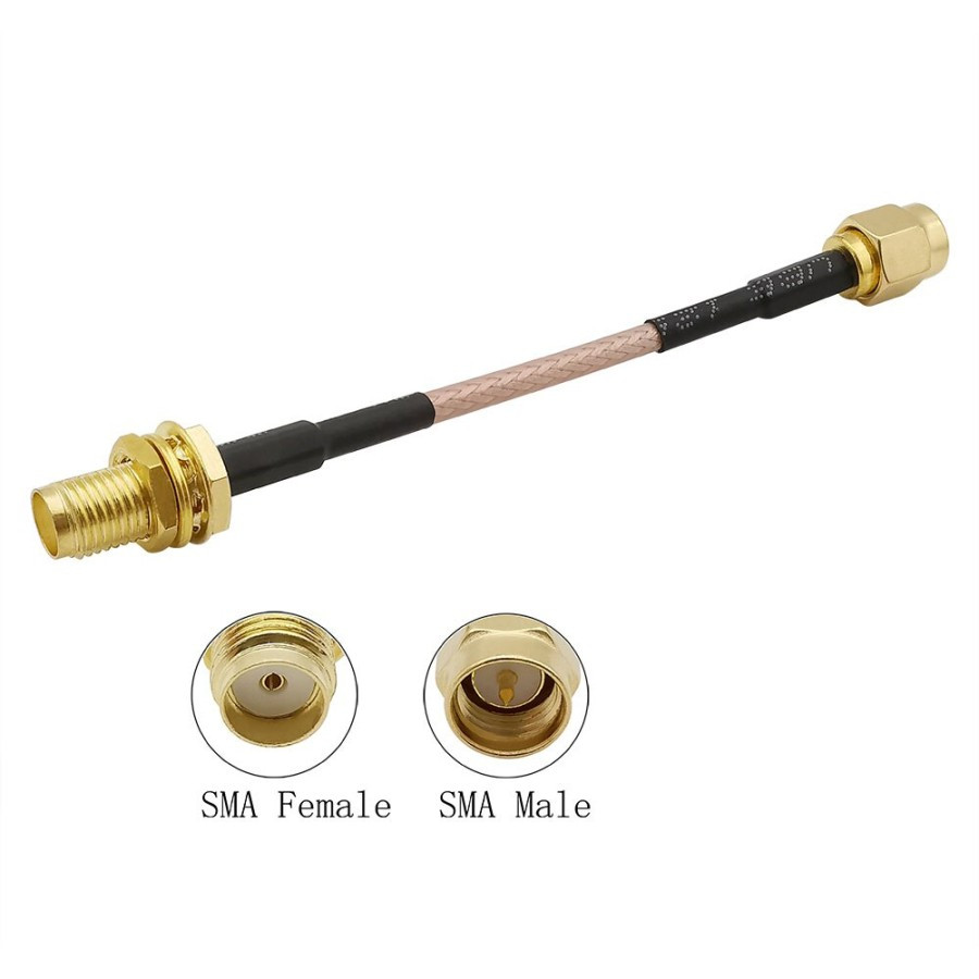 RG316 Coaxial RF Antena Extension 10cm SMA Male to Female Pigtail