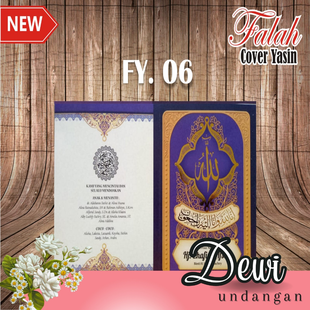 

Cover Yasin / Sampul Buku Yasin Falah 06 Harga Termurah
