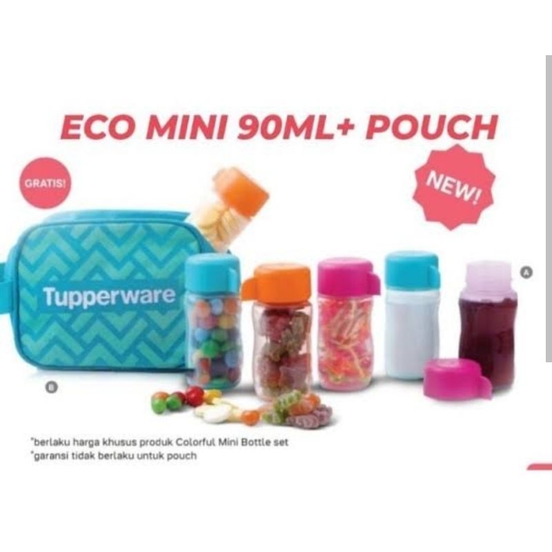 ECO MINI 90 ML / Botol mini 90 ML Tupperware
