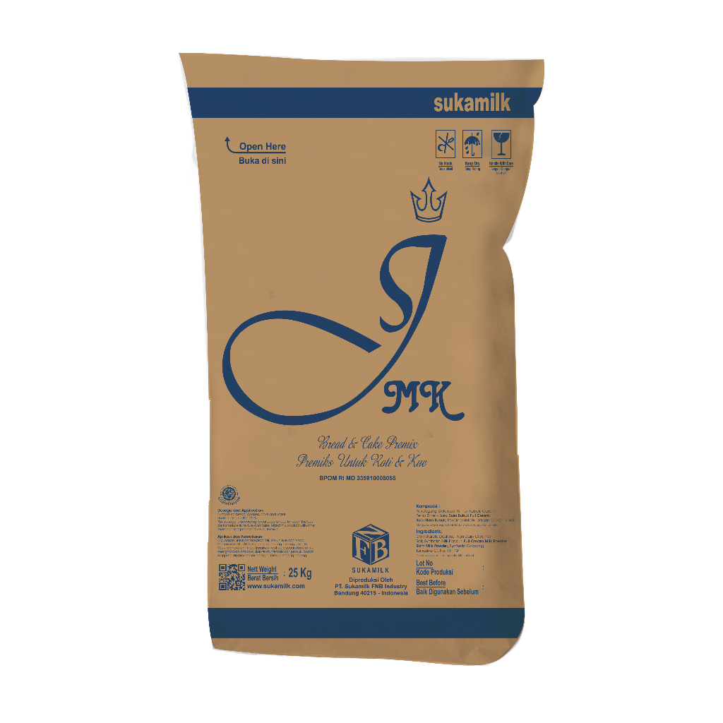 

Susu Bubuk Industri JMK Premix Roti & Kue (Industry Milk Powder) 25kg