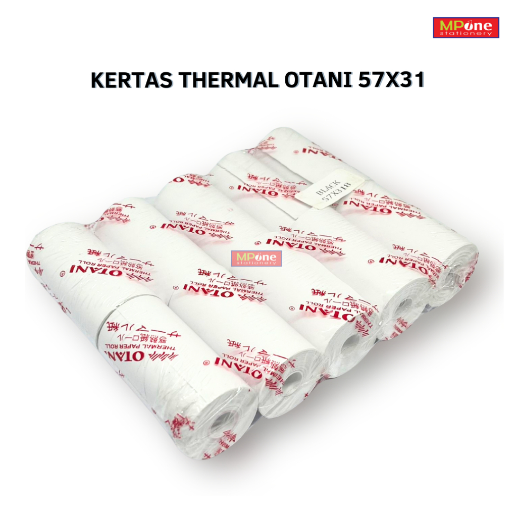 

(1PCS) Kertas Struk Thermal Roll Otani 57x31 Kertas Kasir Otani