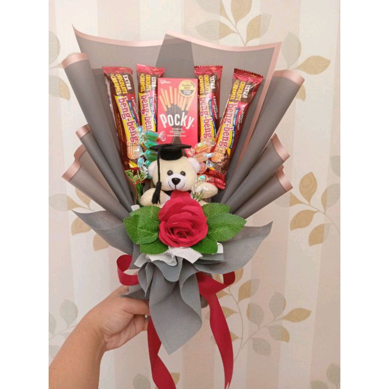 Buket Bouquet Boneka Wisuda Murah