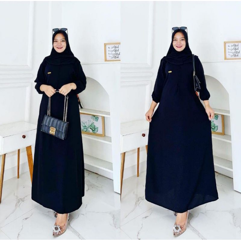 DRESS LAURA crinkle airflow