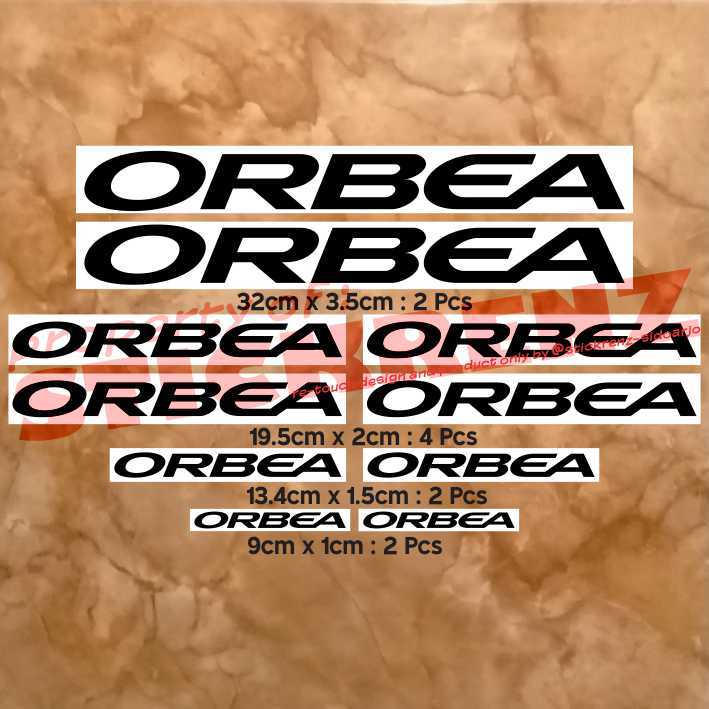 Cutting Sticker Stiker Frame Sepeda Roadbike Orbea 03 Custom