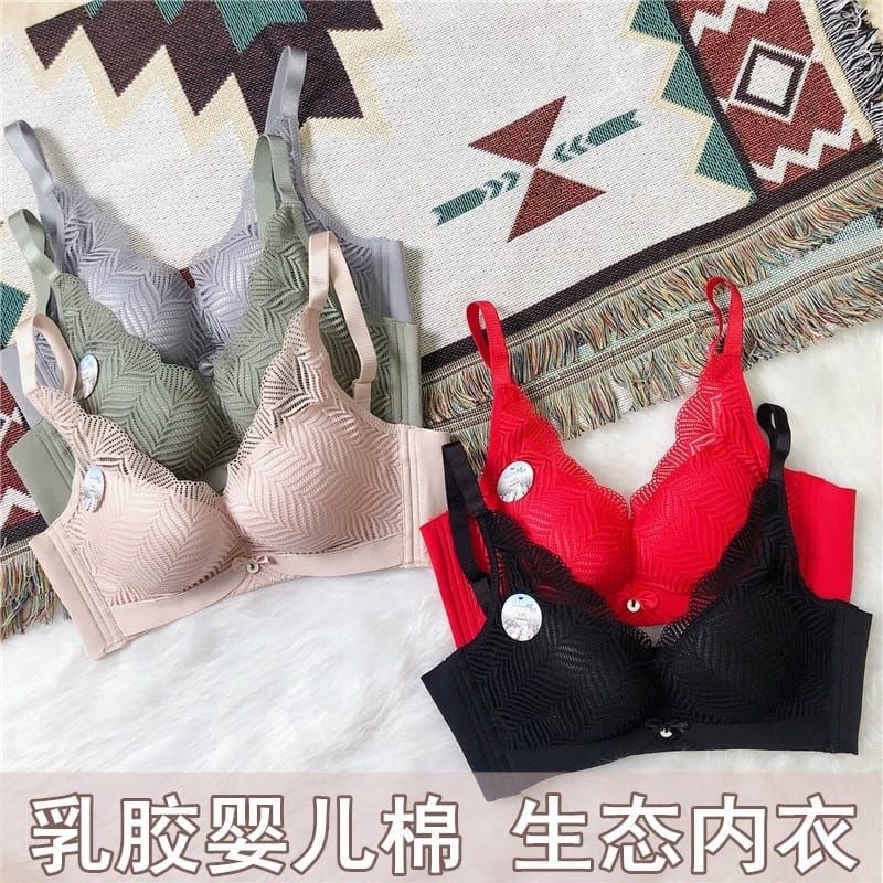 Meng Pai Jiao - Cod| Bra Bh Brokat Kawat Jumbo Cup C" Wanita Bahan Bagus Berkualitas Tinggi Import