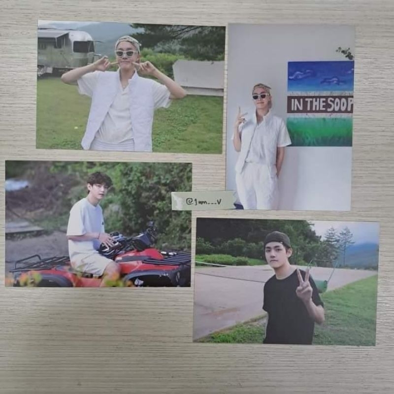 Postcard book ITS in the soop BTS jhope taehyung