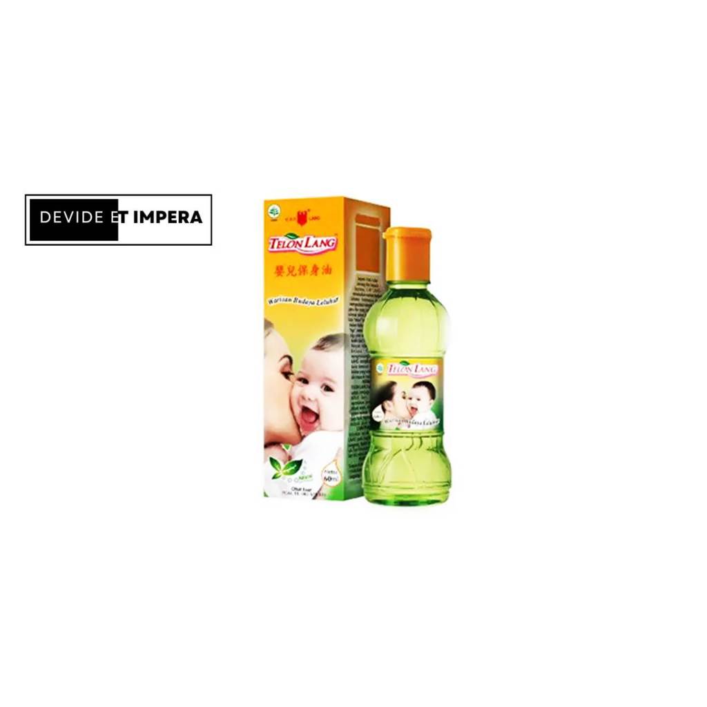 CAP LANG Minyak Telon Botol 60 ml / caplang telon bayi