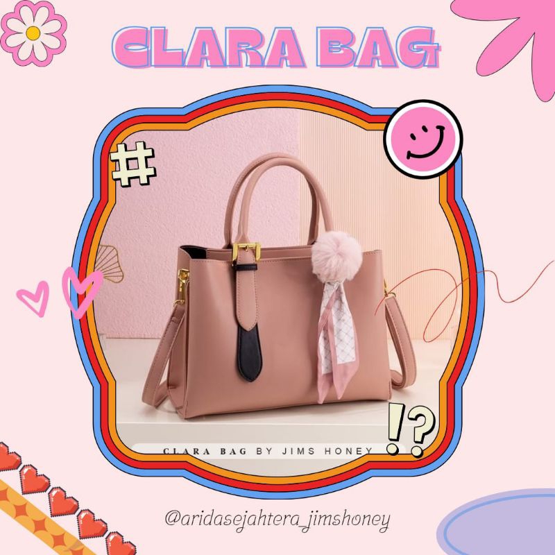 CLARA BAG BY JIMS HONEY // TAS KEKINIAN WANITA // TAS SELEMPANG // TAS BAHU
