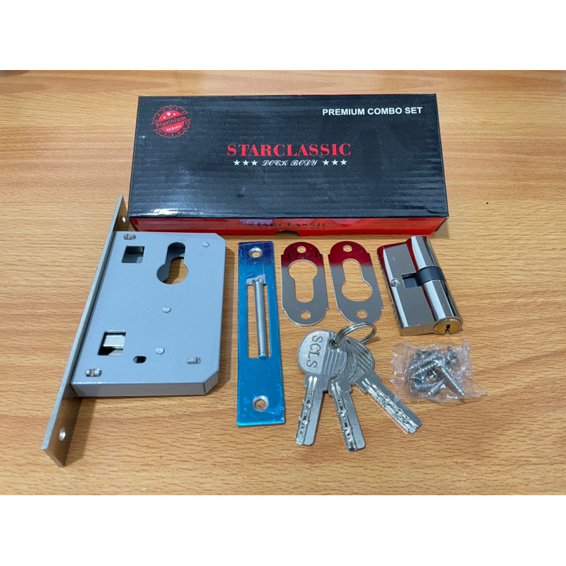 BODI KUNCI SLIDING PINTU GESER >> Perlengkapan Pintu > Kunci > Sliding Pintu Geser Star classic