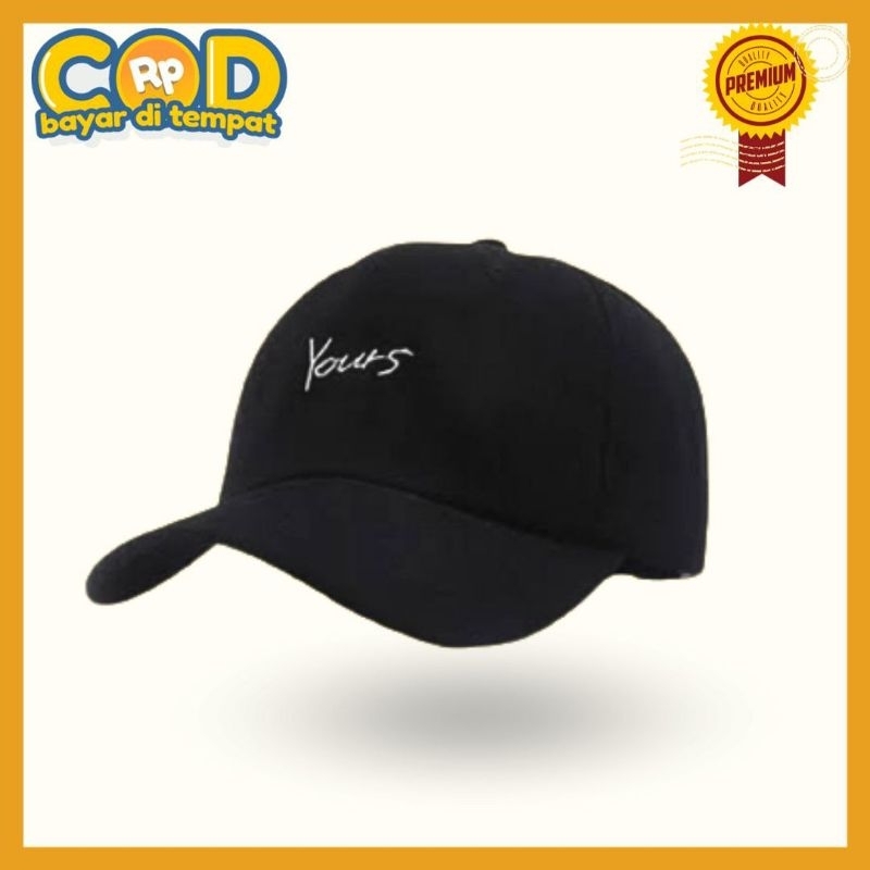 TOPI MOTIF YOURS TERBARU TOPI GAYA KOREA PRIA WANITA TOPI SANTAI