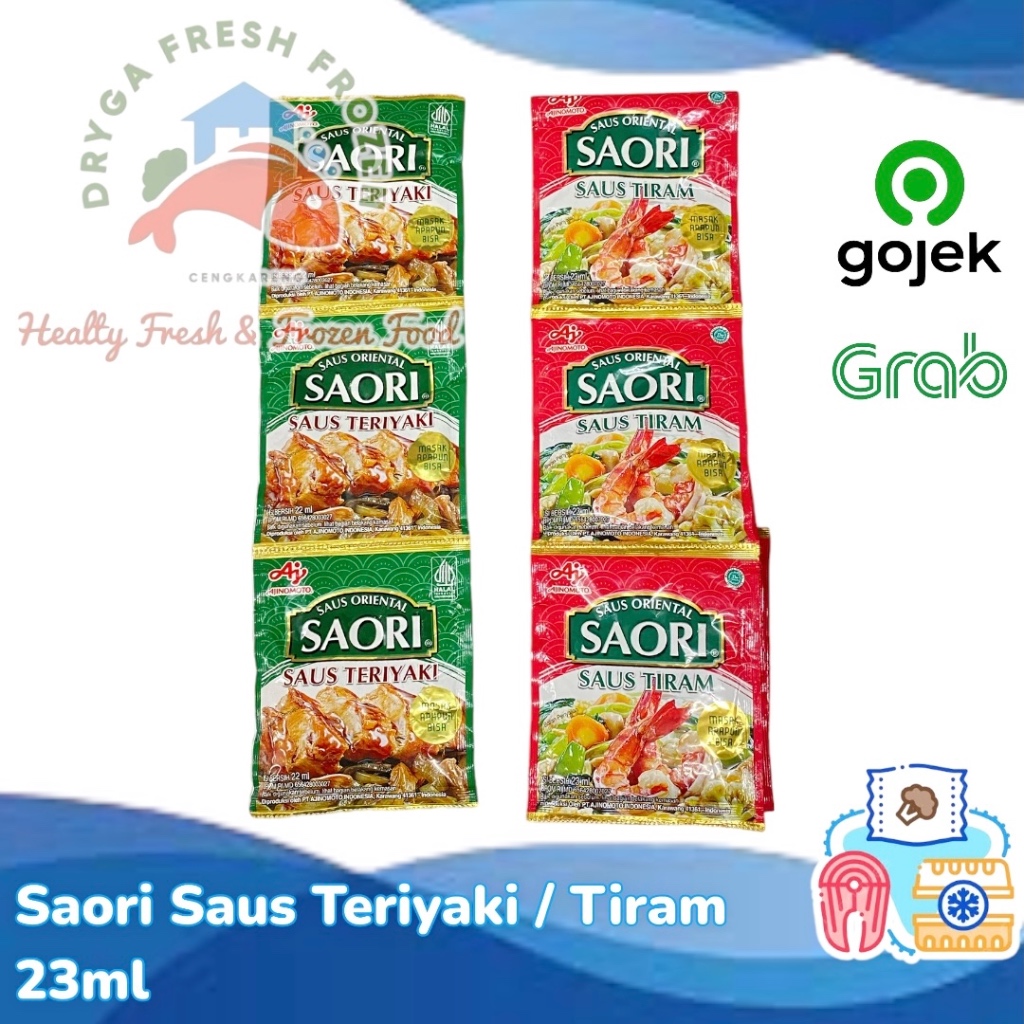 

Saori Saus Tiram Saus Teriyaki Sachet 23ml