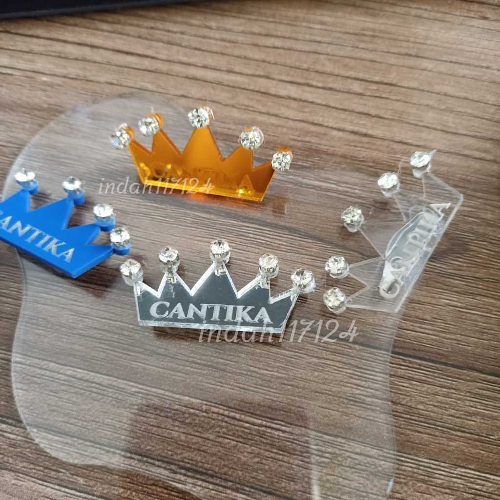 BROSS DIAMOND MAHKOTA / PIN HIJAB / AKSESORIS HIJAB