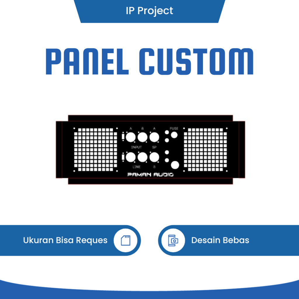 Panel Custom Tutup Panel Amplifier
