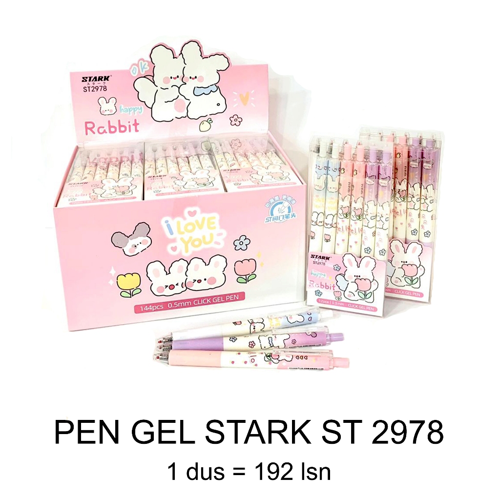 

Stark Pulpen Pen Gel Alat Tulis Kantor ST-2978 (12 Pcs)