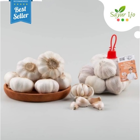 

Sunrise Bawang Putih Honan 500 Gram / Pack Fresh Garlic Bumbu Rempah Organik Sayur Segar
