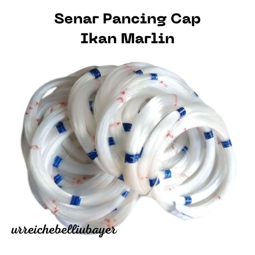 urreichebelliubayer ❤ Senar Layangan Cap Ikan Marlin / Senar Pancing / Kenur / Benang / Tali Knur Ik