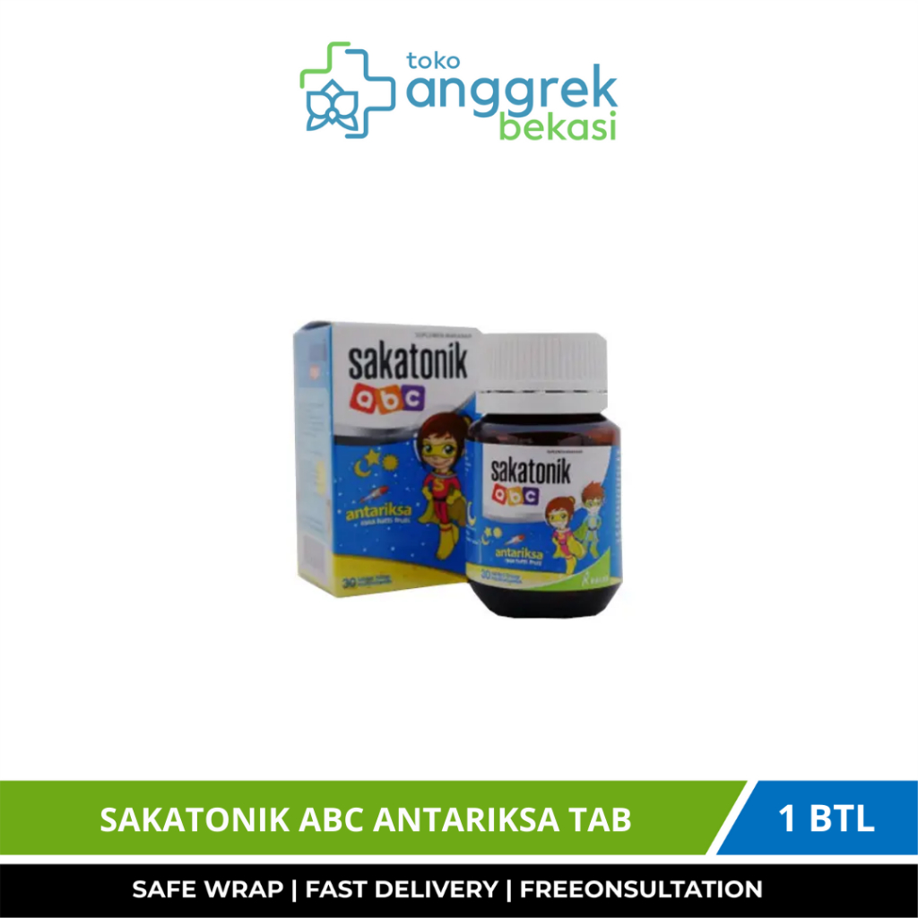 SAKATONIK ABC/VITAMIN ANAK/VITAMIN HISAP ANAK/VITAMIN B COMPLEX ANAK