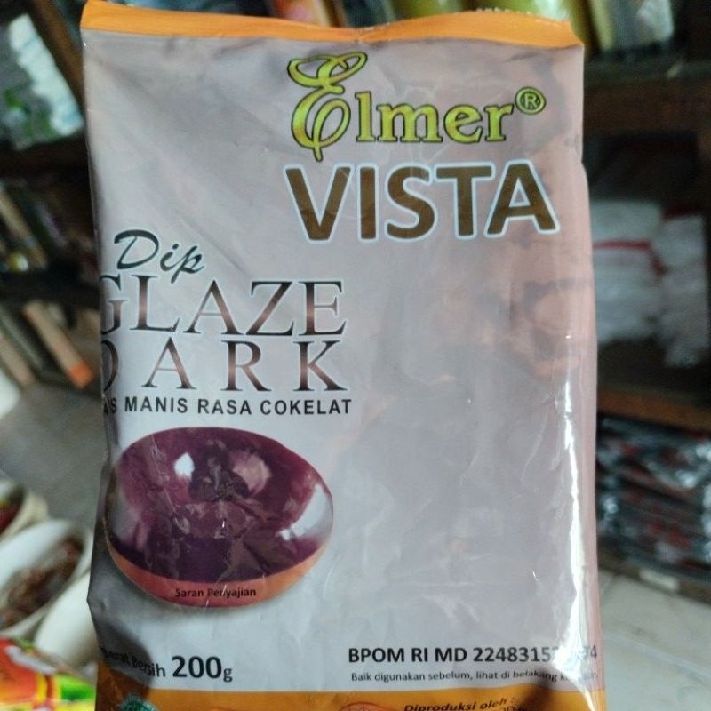 

glaze coklat elmer 200g