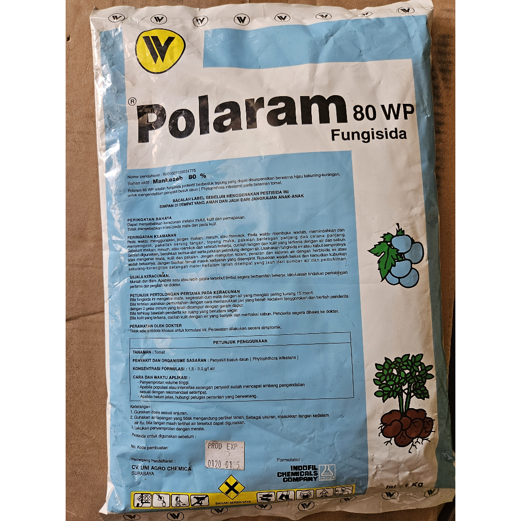 Fungisida POLARAM 80WP 1KG l Polaram 80WP 1kg l Fungisida