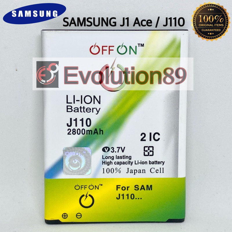 BATERAI DOUBLE POWER OFFON J1 ACE / J110 BATRE SAMSUNG J1 ACE J110