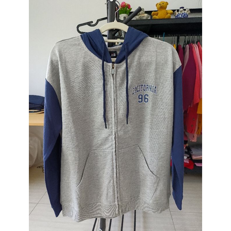 L29 I.S SWEATER HOODIE POLOS ZIPPER MODEL BASIC KOREA STYLE PRIA/WANITA TERBARU BAHAN BABYTERRY KATU