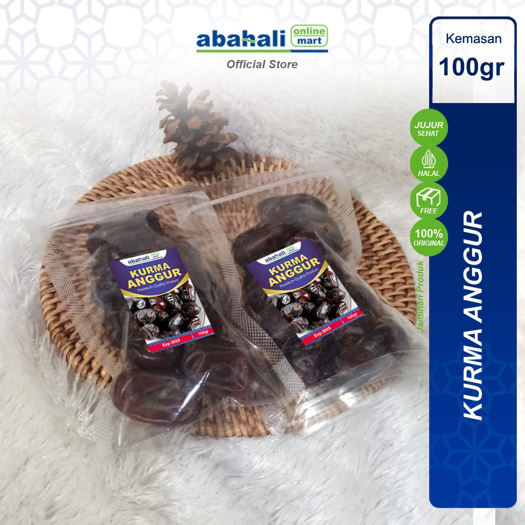 

Kurma BAM 100gr Tebal Premium Iran Empuk Untuk Nabeez Madu Mesir Bergizi