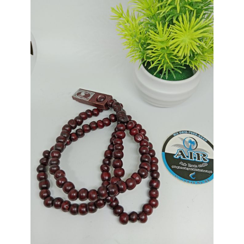 Tasbih Kayu 33butir dan 99butir premium quality/tasbih kayu 33butir/tasbih kayu original