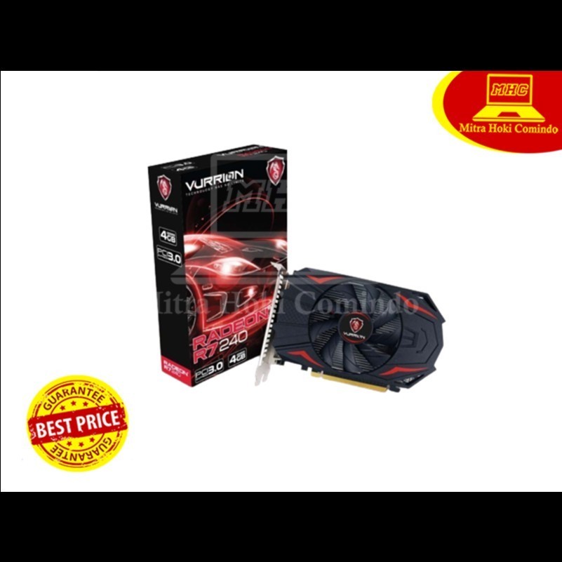 VGA CARD VURRION R7 240 4GB DDR5 128BIT GAMING ORIGINAL