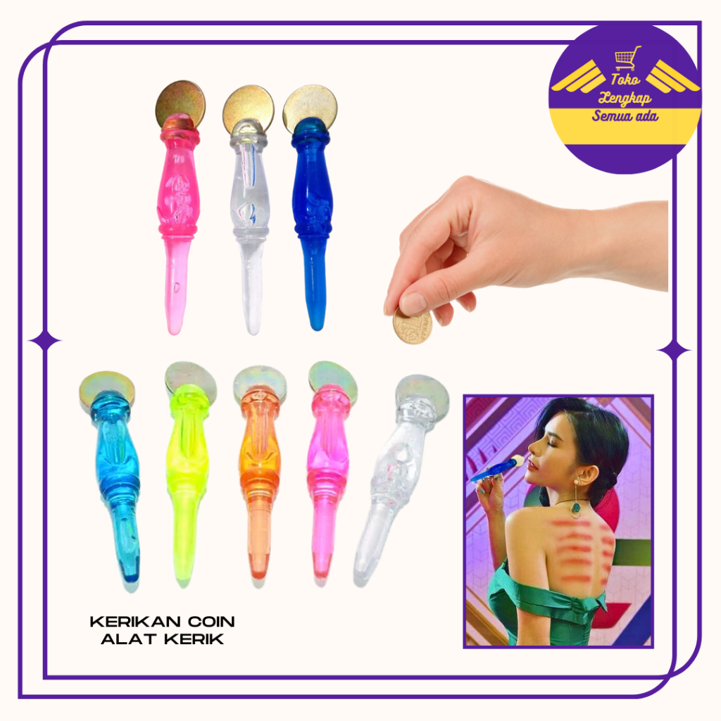 TLSA Kerokan Koin | Kerikan | Kerokan | Alat Kerik Badan