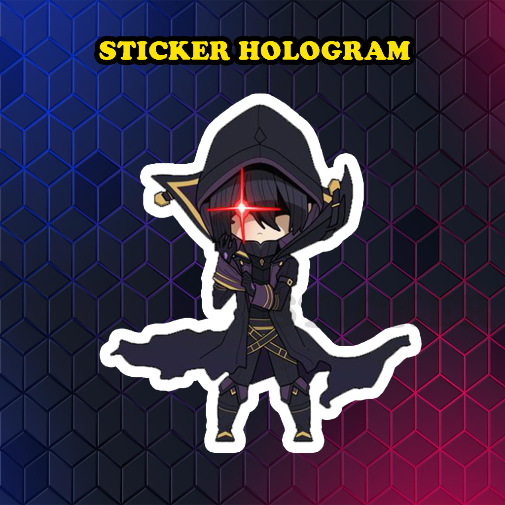 

Stiker Hologram Shadow Garden ukuran 9 cm