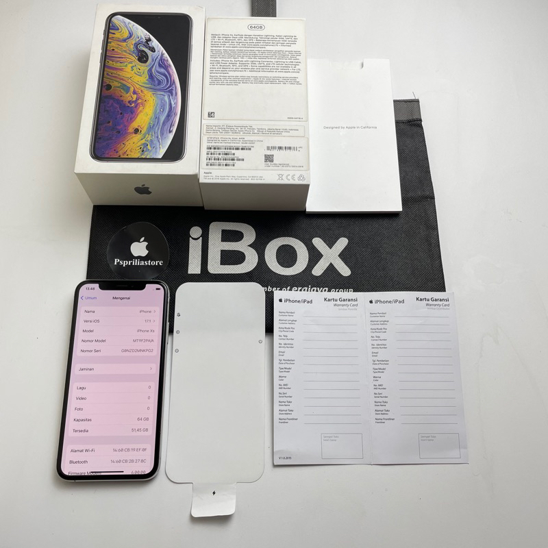 Iphone XS IBOX 64GB FULLSET ORI 100%