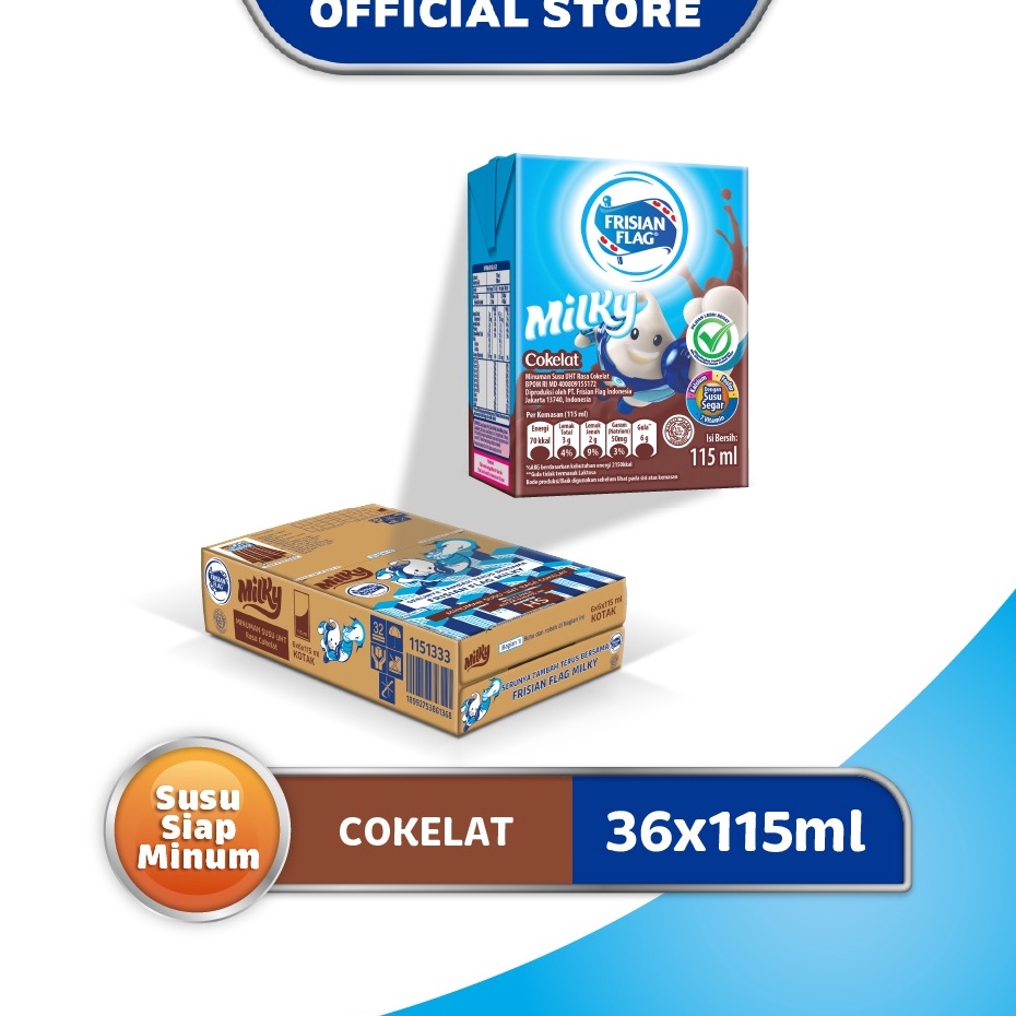 

Seller Frisian Flag UHT Susu Cokelat 36 x115 mL Terkini