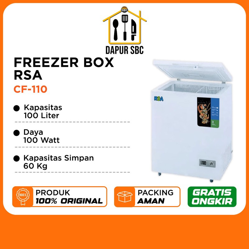 Freezer Box RSA CF-110 Kapasitas 100Liter