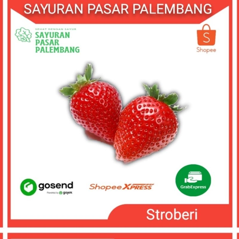 

Buah Strawberry - Sayuran Pasar Palembang