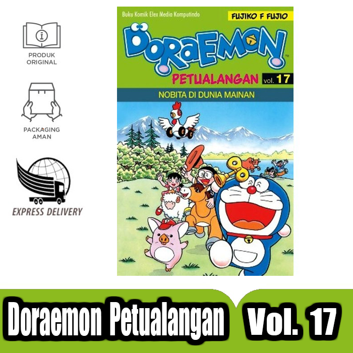 Komik DORAEMON PETUALANGAN VOLUME 17 Terbit Ulang - Original Segel