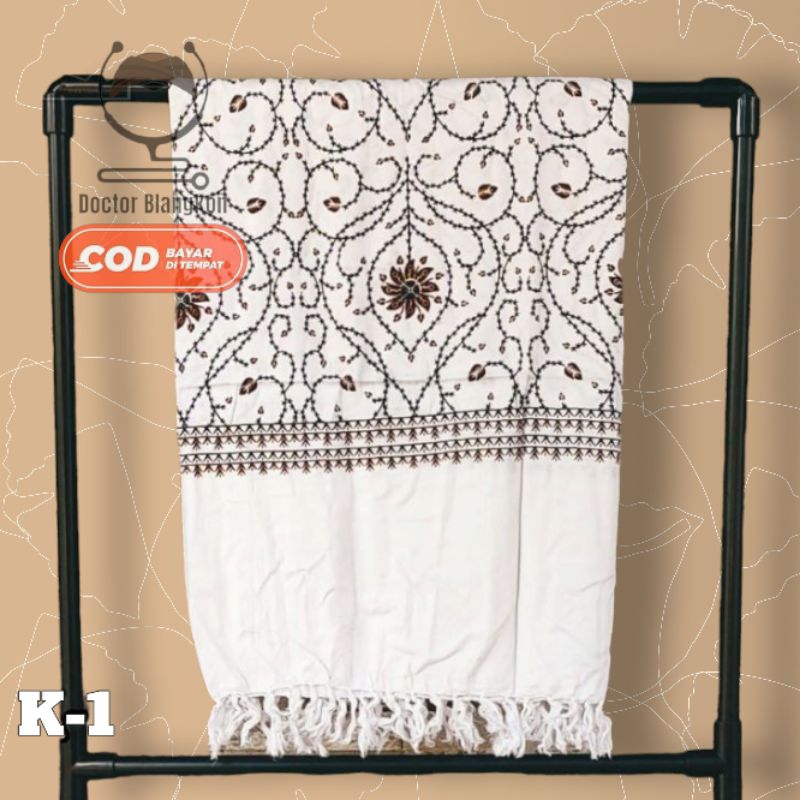 Sorban Santri Laki-laki Rida Al Yamani Motif Kashmiri Printing Komputer Imamah Habib Bahar Bin Smith