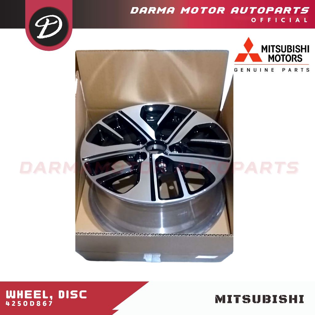 Wheel Disc Velg Velek Pelek Mitsubishi Xpander 4250D867 Asli Original