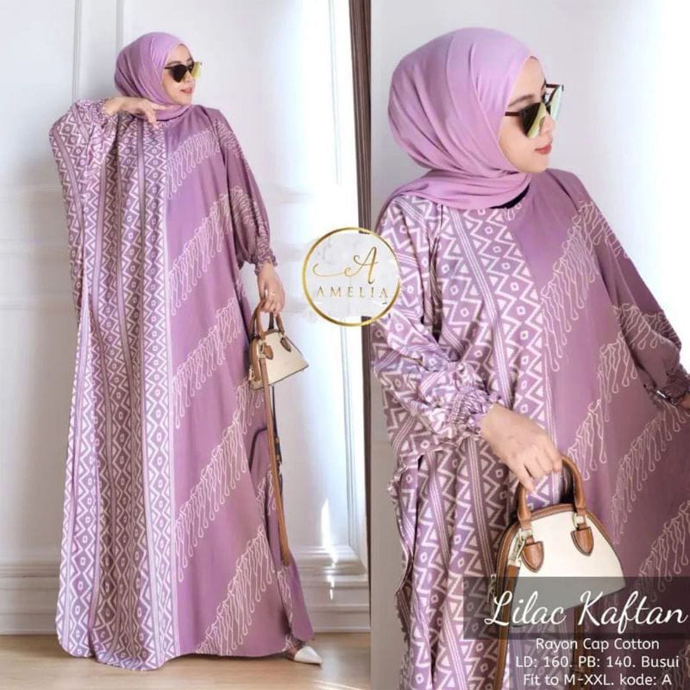 BILION KAFTAN MAXY DRESS SUPER JUMBO LD 150 DASTER BATIK BUSUI ZIPPER DEPAN GAMIS RAYON BATIK COTTON