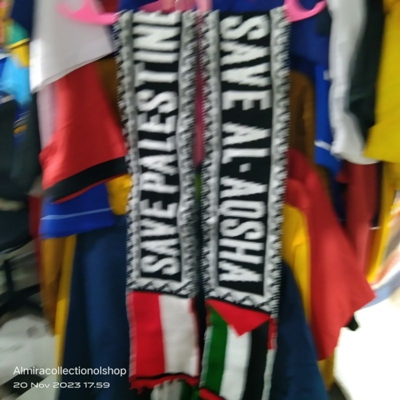 syal palestina syal rajut Indonesia Palestina