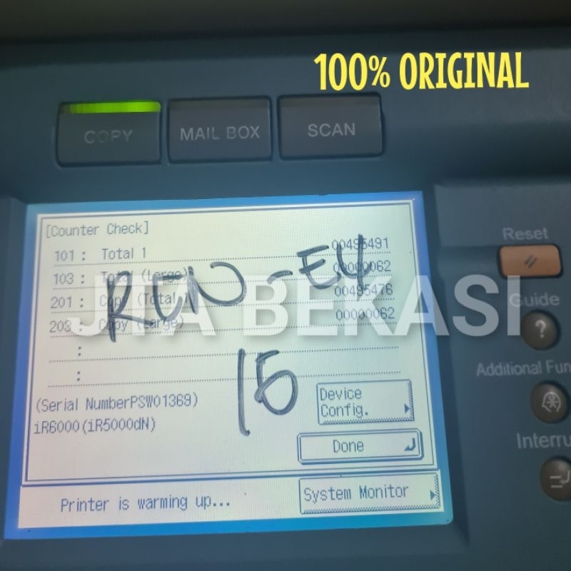 LCD MESIN FOTOCOPY IR 5000/6000/3300 ORIGINAL