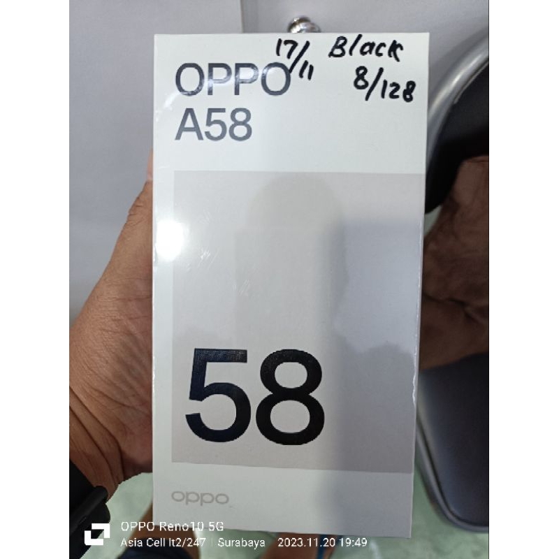 Oppo A58 ram 8/128 new