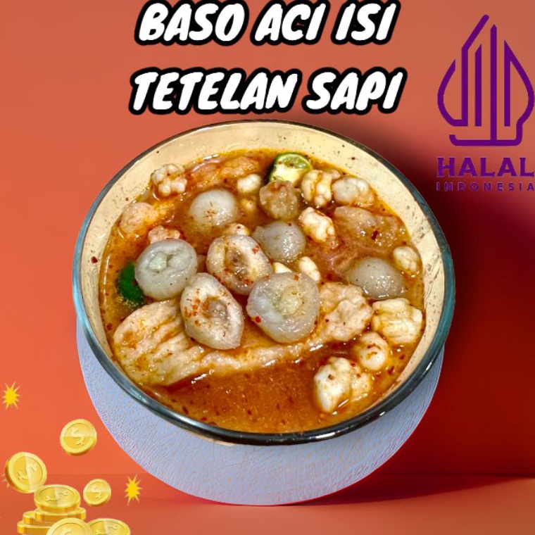 

PAKET 10 BUNGKUS BASO ACI ISI TETELAN DAGING