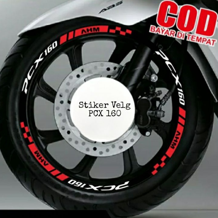 Diskon Stiker Velg PCX 160 Stiker Velg PCX 160 Menyala.